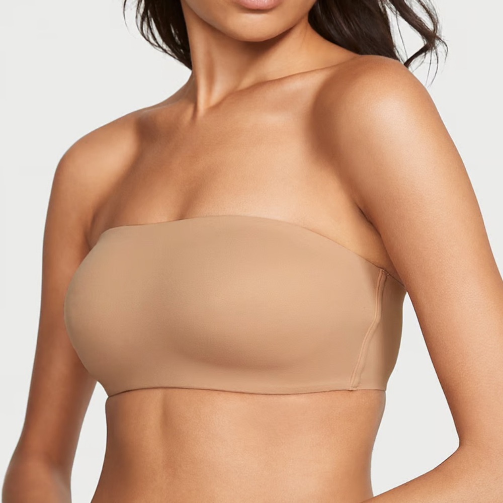 Victoria’s Secret Freedom Cloud Wireless Strapless Bra in Praline XL
